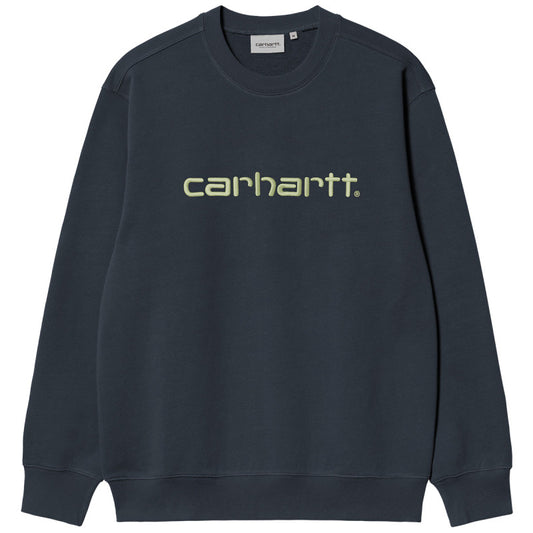 Carhartt WIP Carhartt Sweater Deep Night/Gentle Green