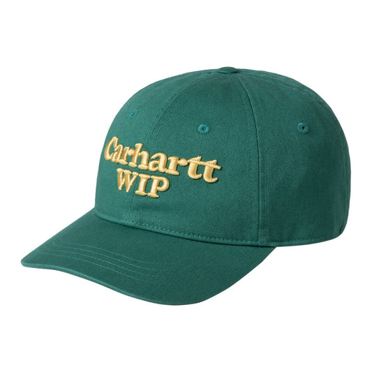 Carhartt WIP Carhartt WIP Script Cap Rainforest/Air Yellow