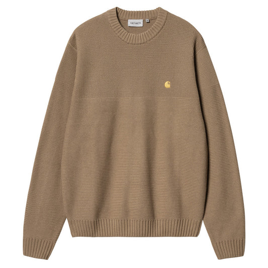 Carhartt WIP Chane Sweater Leather/Gold