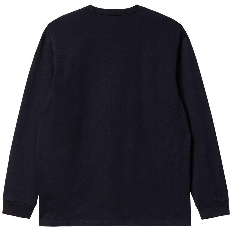 Carhartt WIP Chase Longsleeve T-Shirt Dark Navy/Gold