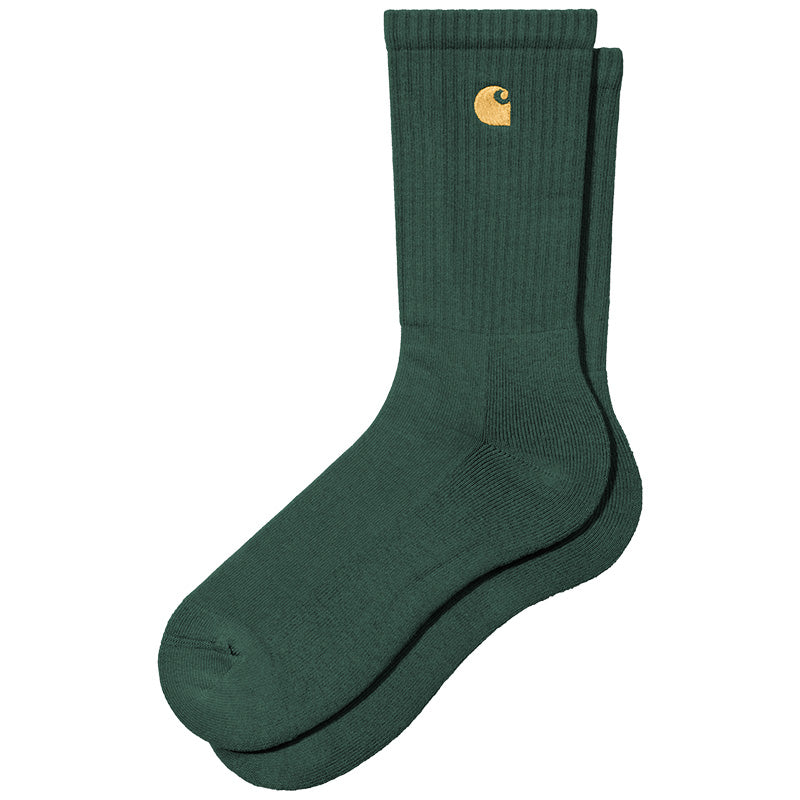 Carhartt WIP Chase Socks Discovery Green/Gold