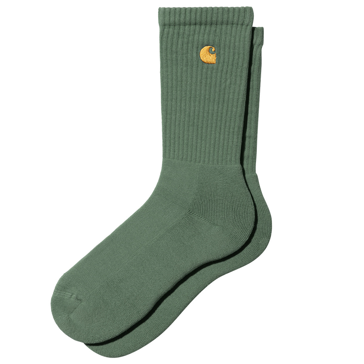 Carhartt WIP Chase Socks Duck Green/Gold