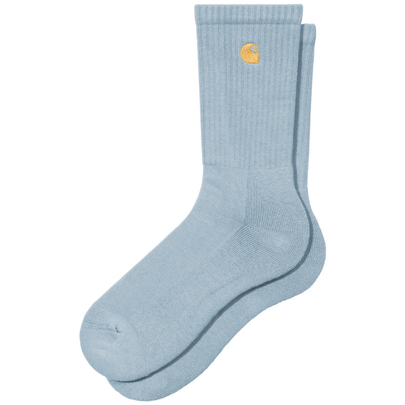 Carhartt WIP Chase Socks Frosted Blue/Gold