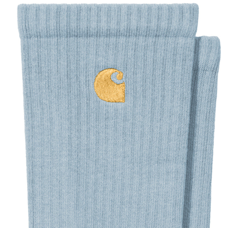 Carhartt WIP Chase Socks Frosted Blue/Gold