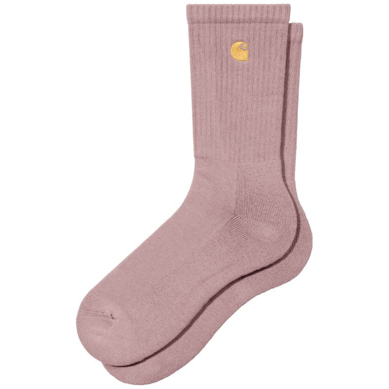 Carhartt WIP Chase Socks Glassy Pink/Gold