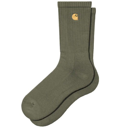 Carhartt WIP Chase Socks Leaf/Gold