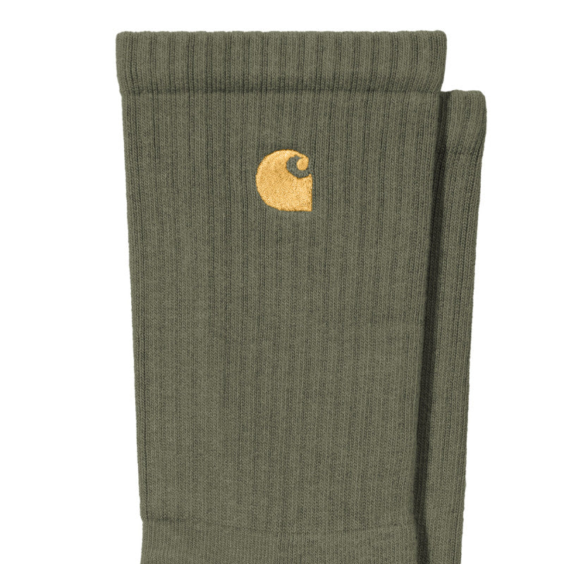 Carhartt WIP Chase Socks Leaf/Gold