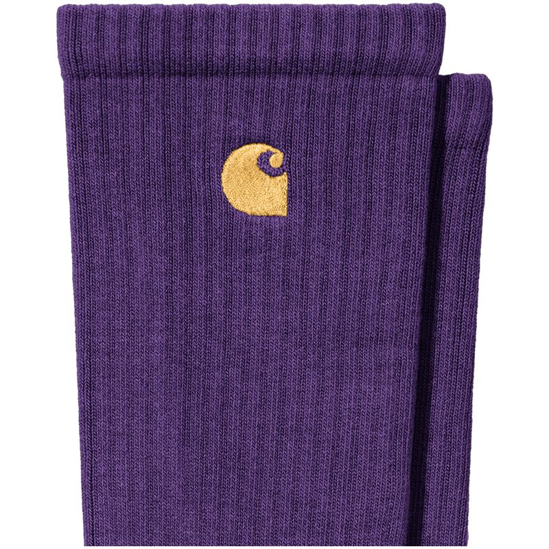 Carhartt WIP Chase Socks Tyrian/Gold