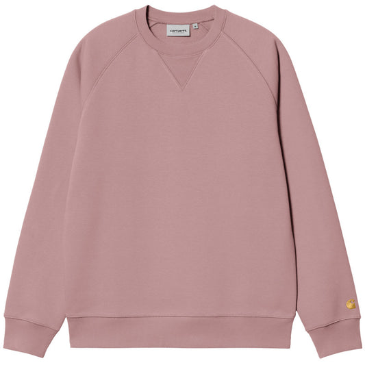 Carhartt WIP Chase Sweater Glassy Pink/Gold