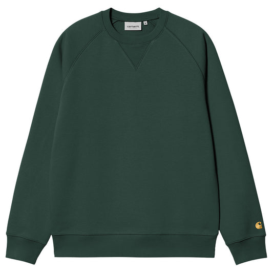 Carhartt WIP Chase Sweater Discovery Green/Gold