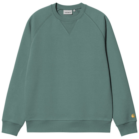 Carhartt WIP Chase Sweater Silver Pine/Gold