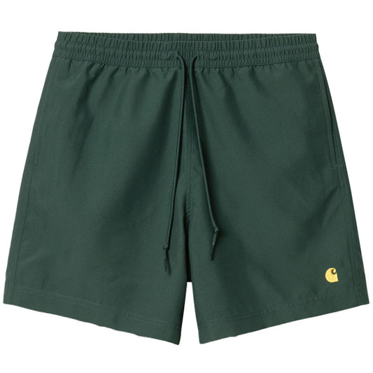 Carhartt WIP Chase Swim Trunks Discovery Green/Gold