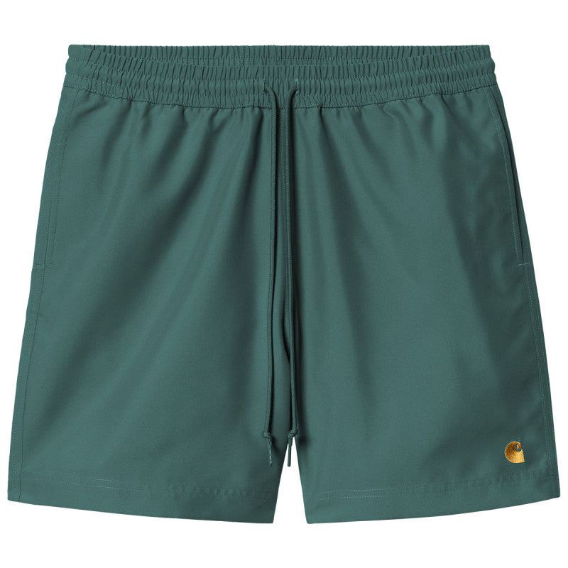 Carhartt WIP Chase Swim Trunks Rainforest/Gold