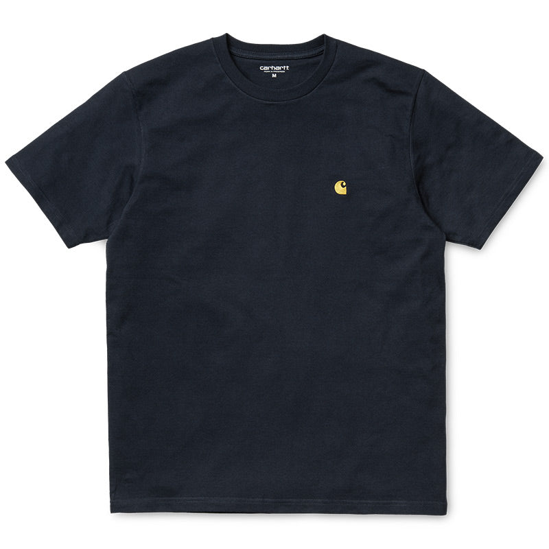 Carhartt WIP Chase T-Shirt Dark Navy/Gold