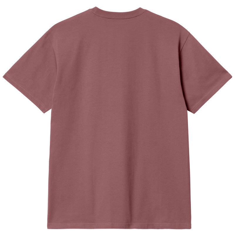 Carhartt WIP Chase T-Shirt Dusty Fuchsia/Gold