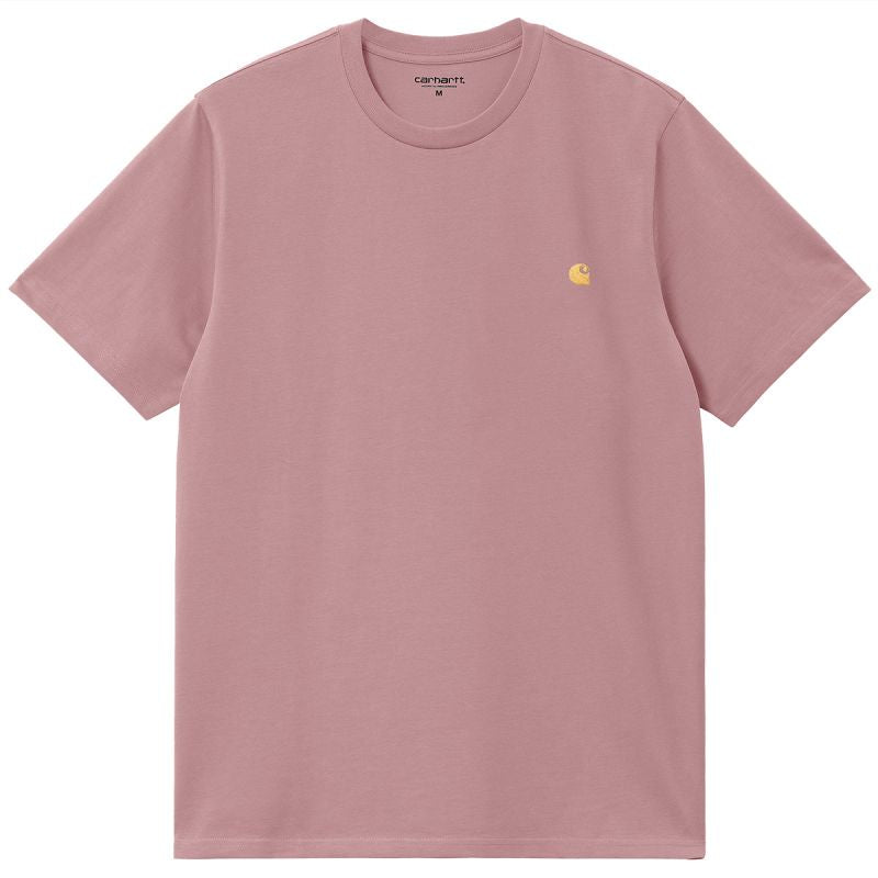 Carhartt WIP Chase T-Shirt Glassy Pink/Gold