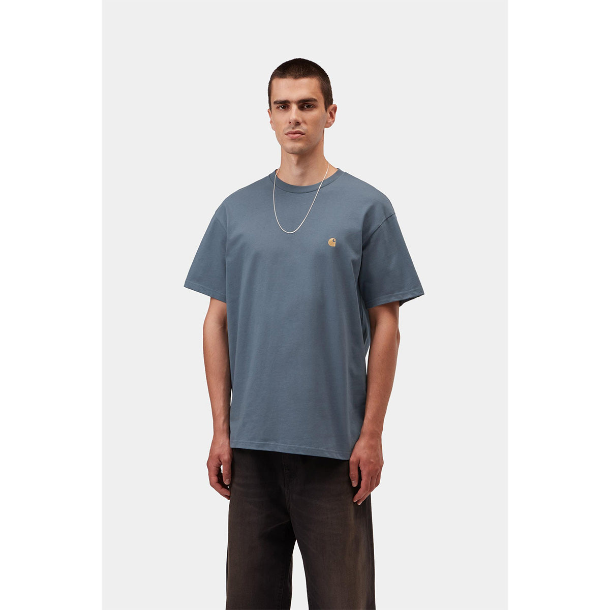 Carhartt WIP Chase T-Shirt Icesheet/Gold