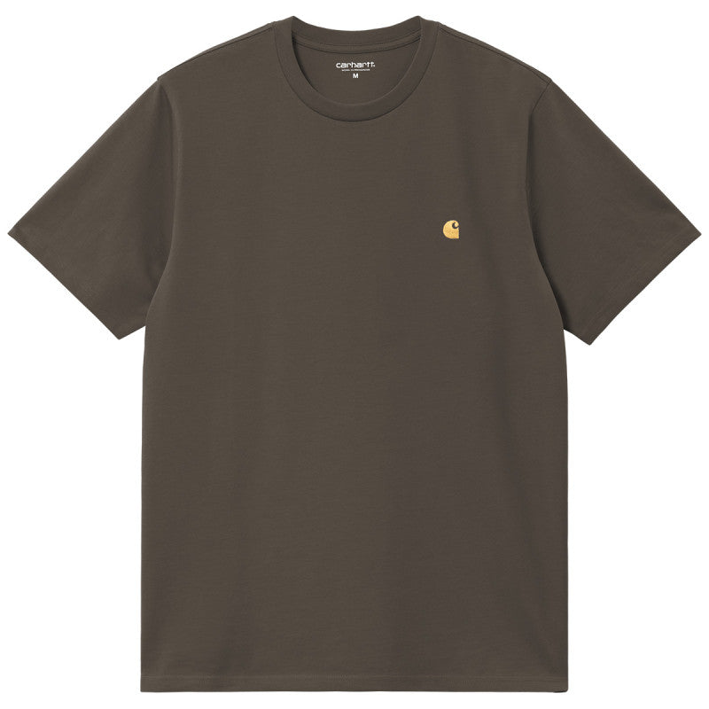 Carhartt WIP Chase T-Shirt Shungite/Gold