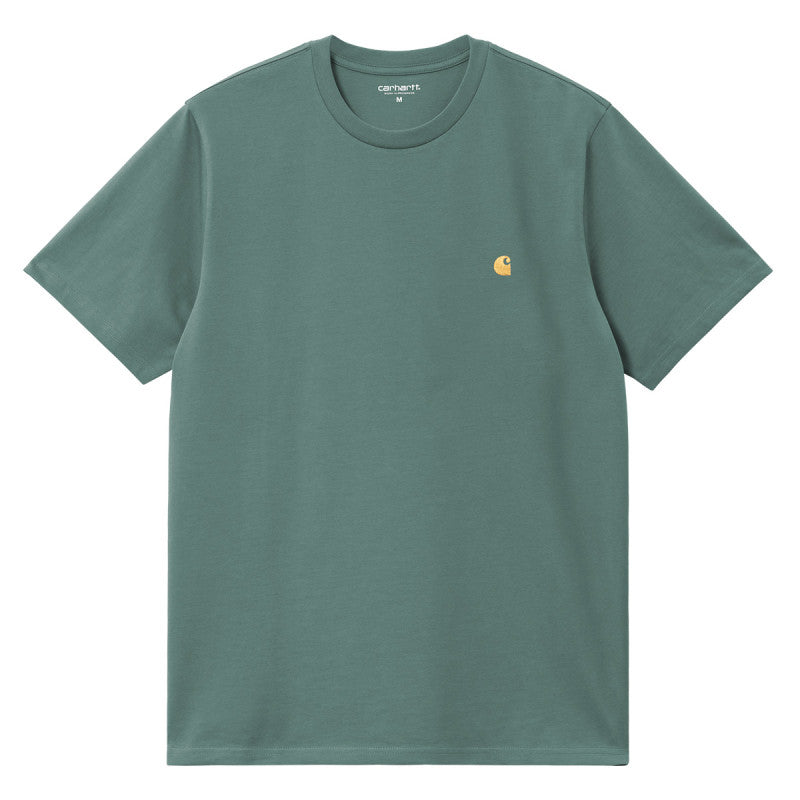 Carhartt WIP Chase T-Shirt Silver Pine/Gold