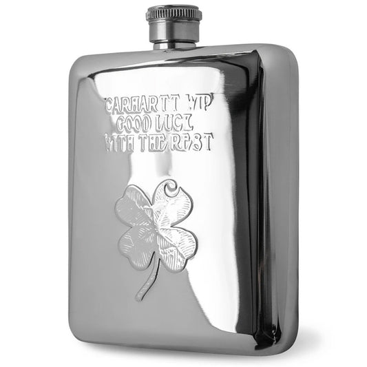 Carhartt WIP Clover Flask Silver