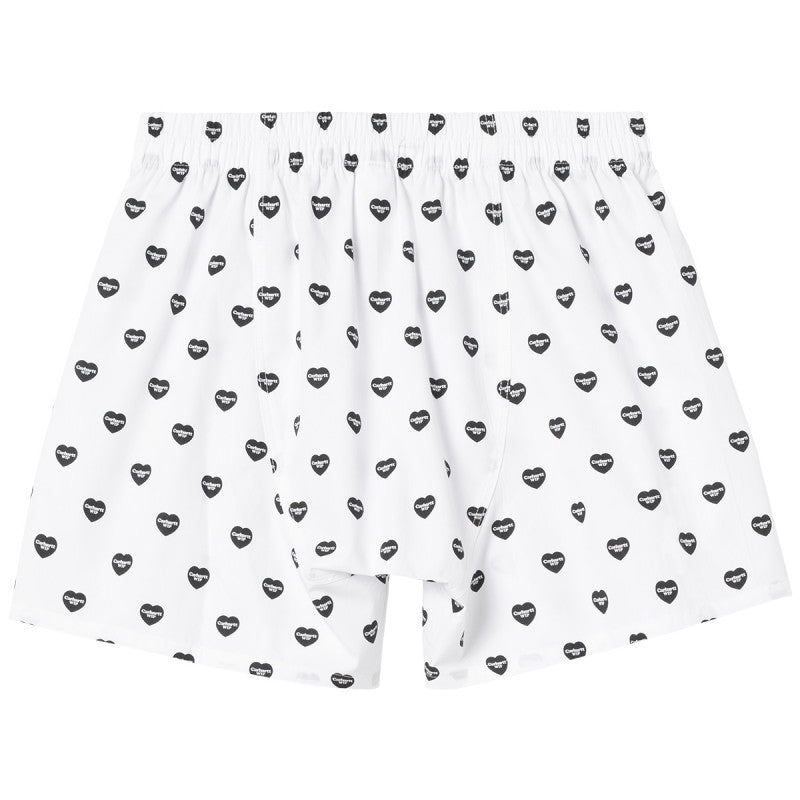 Carhartt WIP Cotton Boxer Heart Print White/Black