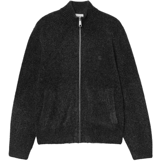 Carhartt WIP Curtis Sweater Jacket Tangled Black
