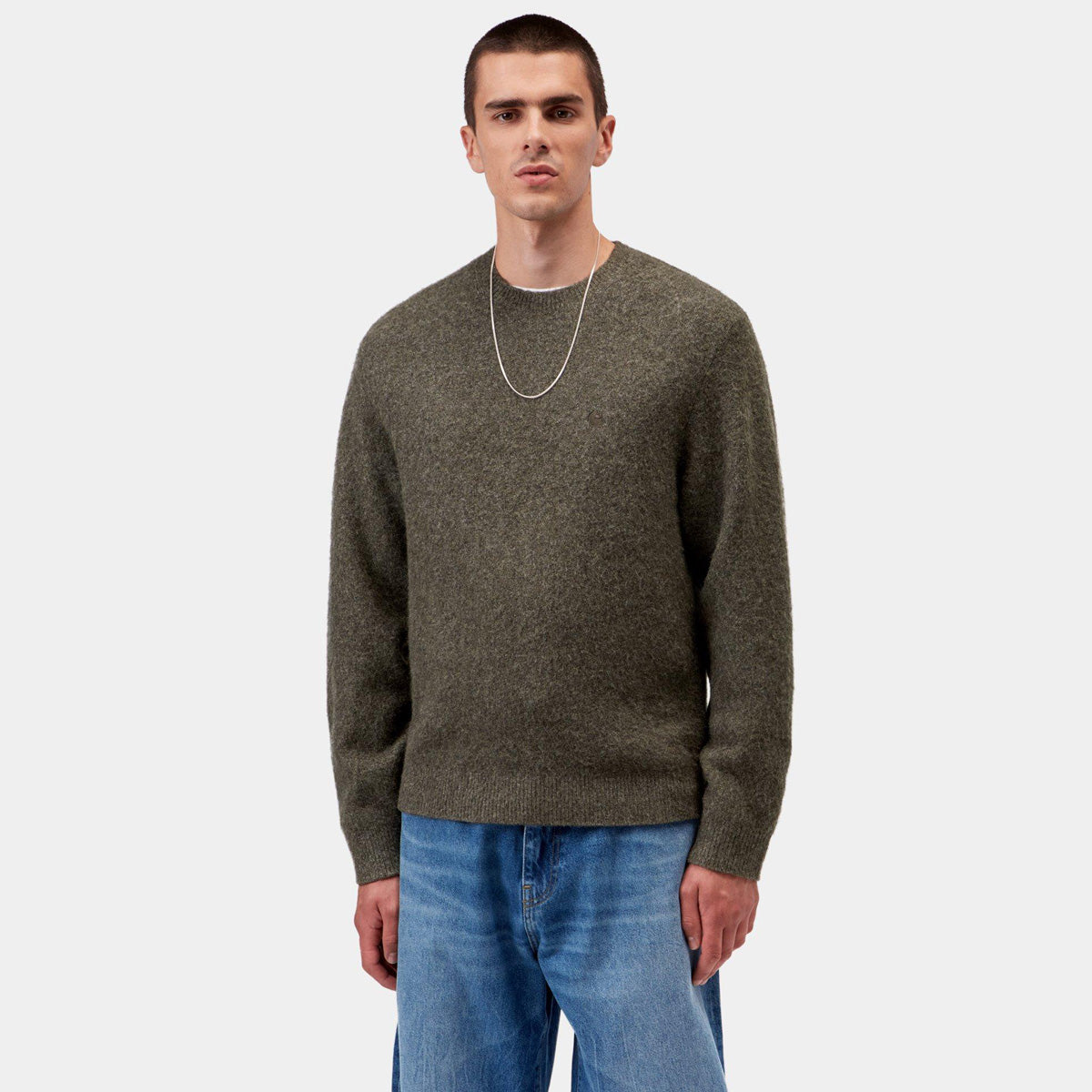 Carhartt WIP Curtis Sweater Tangled Shungite