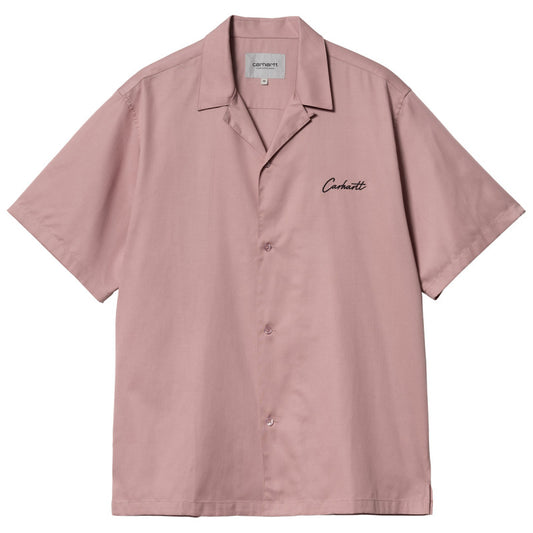 Carhartt WIP Delray Shirt Glassy Pink/Black