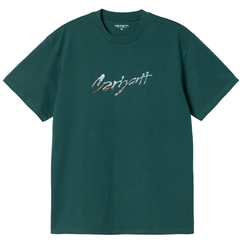 Carhartt WIP Drip Script T-Shirt Malachite