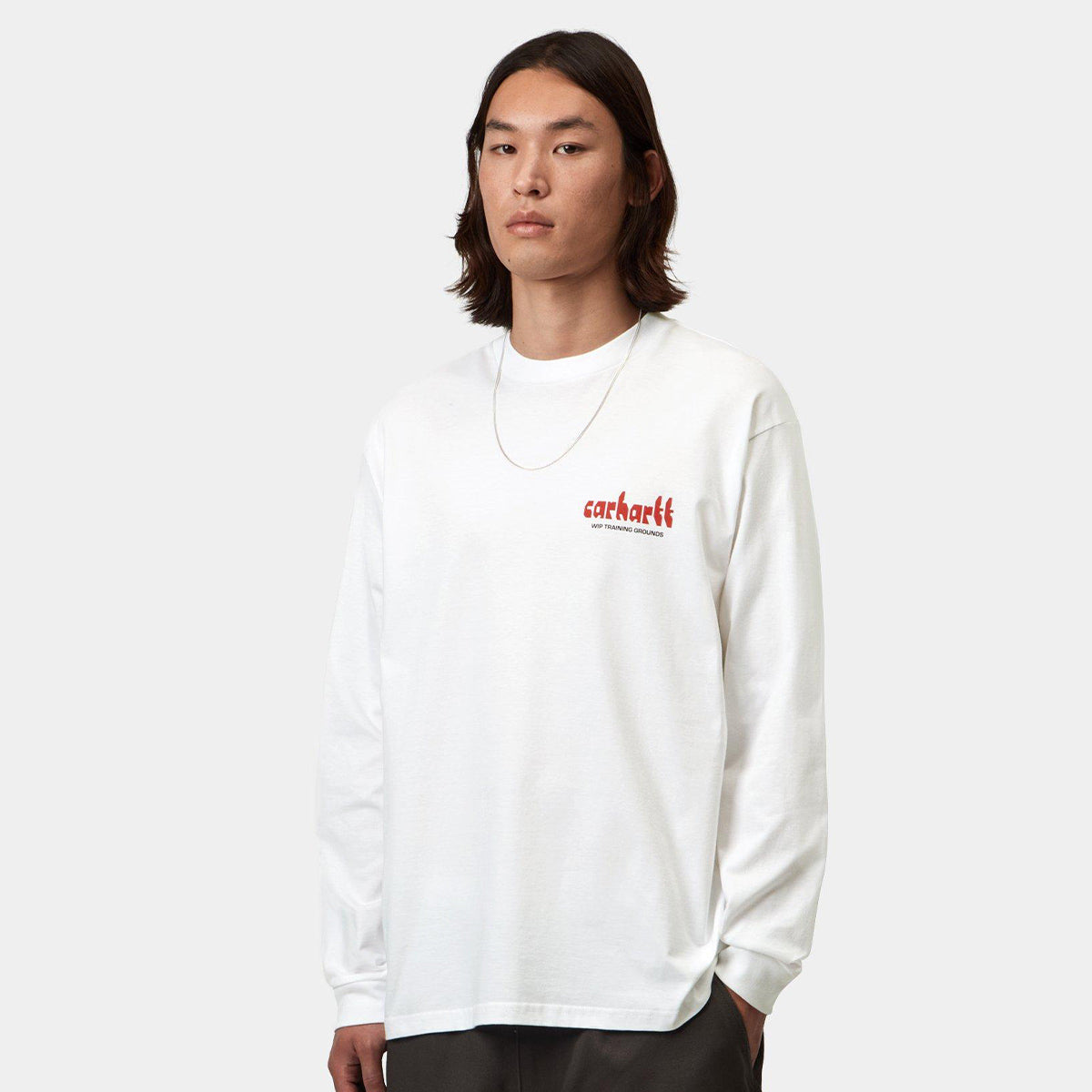 Carhartt WIP Framework Longsleeve T-Shirt White