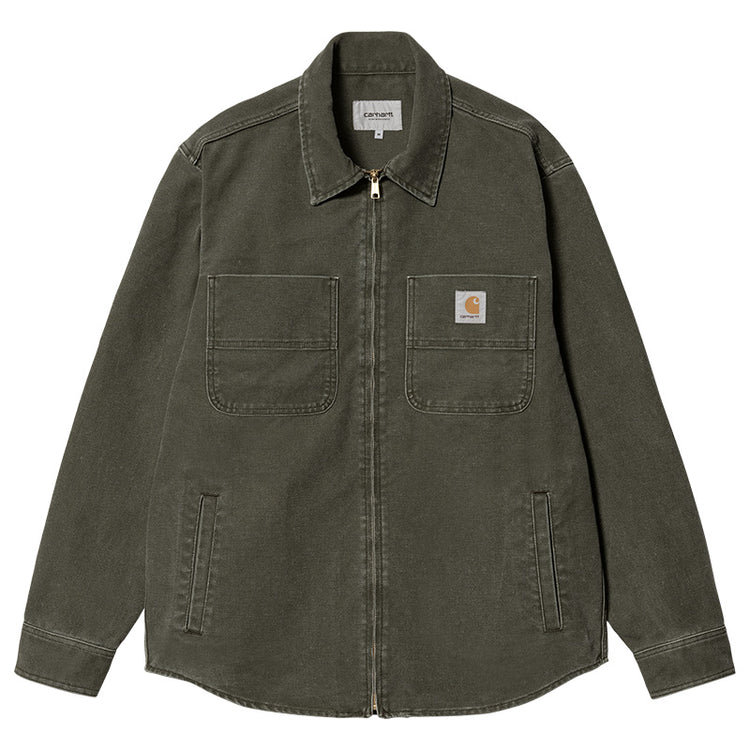 Carhartt WIP Garen Shirt Jac Plant/Glassy Teal Stone Washed – Sparky ...