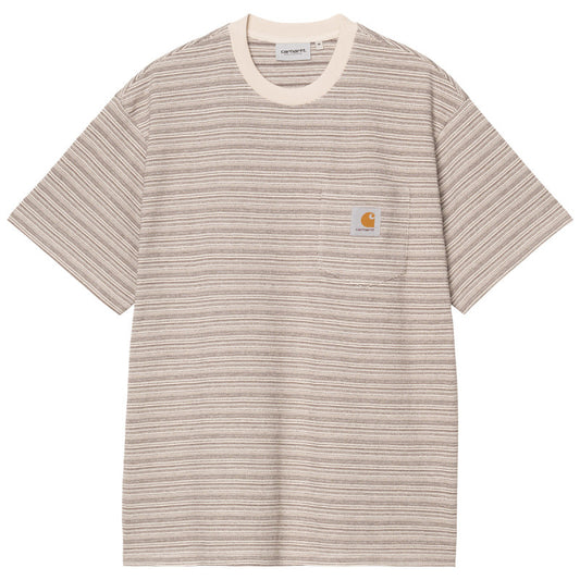 Carhartt WIP Gellar Pocket T-Shirt Gellar Stripe Wax