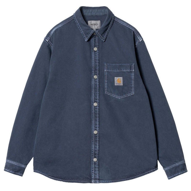 Carhartt WIP George Shirt Jac Air Force Blue Stone Dyed