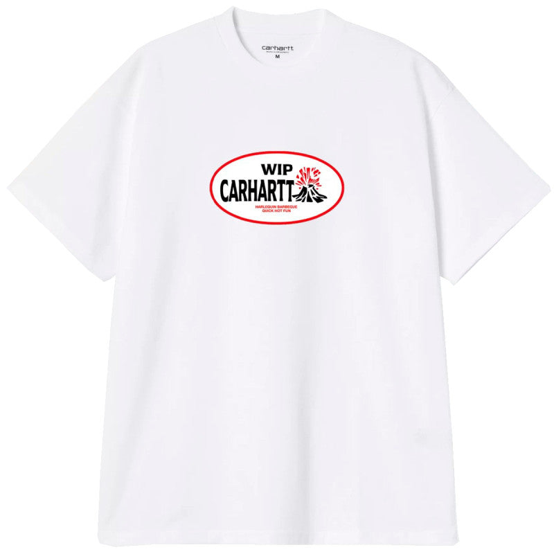 Carhartt WIP Harlequin BBQ T-Shirt White