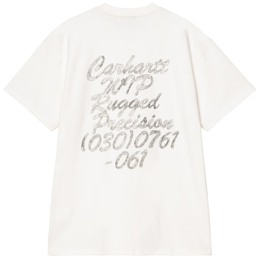 Carhartt WIP Hatching Script T-Shirt Wax Garment Dyed