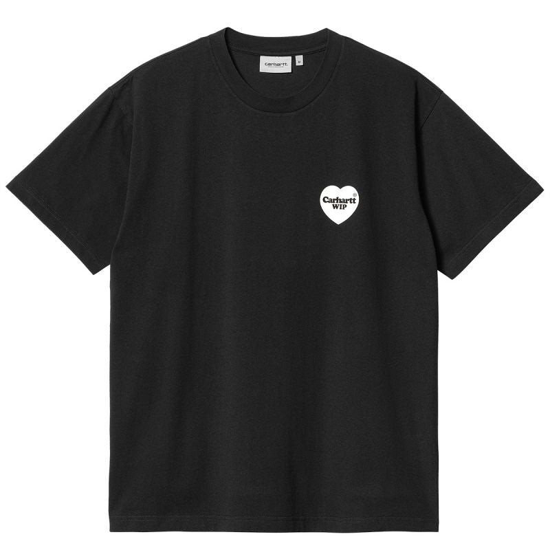 Carhartt WIP Heart Bandana T-Shirt Black/White Stone Washed