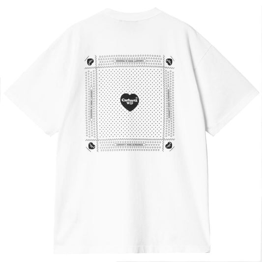 Carhartt WIP Heart Bandana T-Shirt White/Black