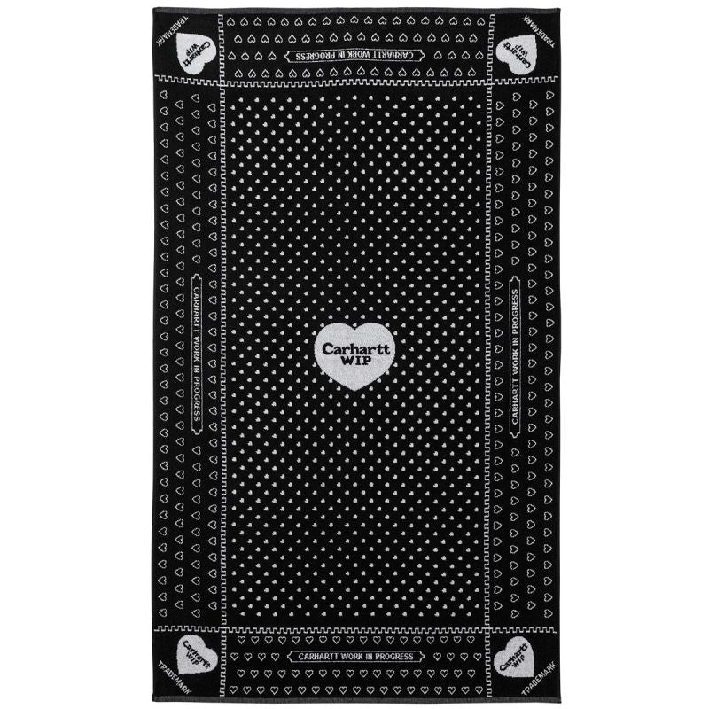 Carhartt WIP Heart Bandana Towel Black