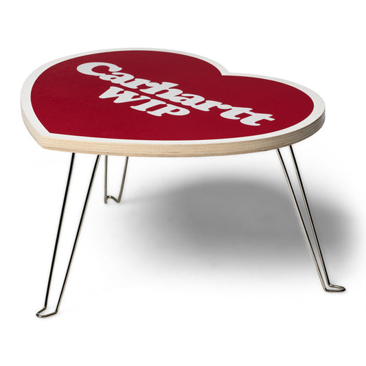 Carhartt WIP Heart Folding Table Scarlet/White
