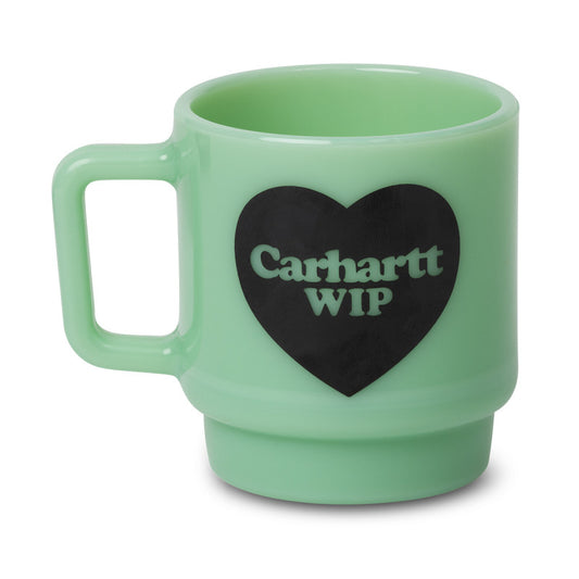 Carhartt WIP Heart Glass Mug Jade