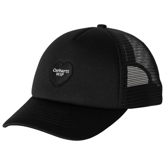 Carhartt WIP Heart Patch Trucker Cap Black