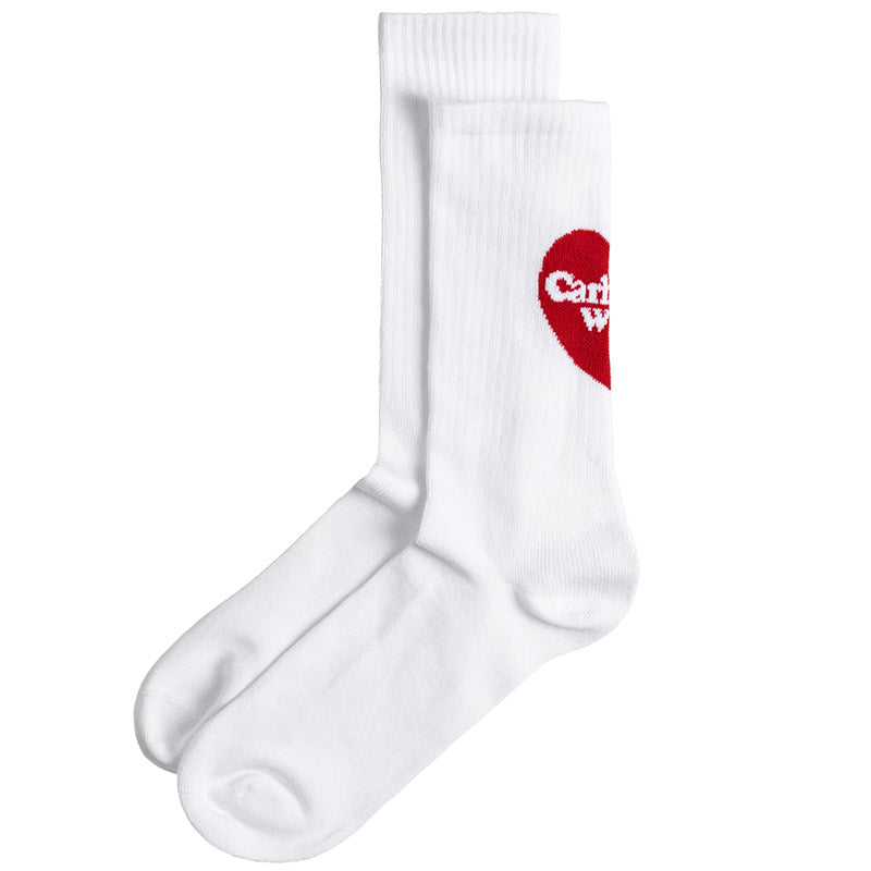 Carhartt WIP Heart Socks White