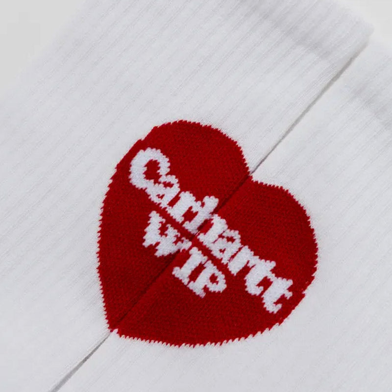 Carhartt WIP Heart Socks White