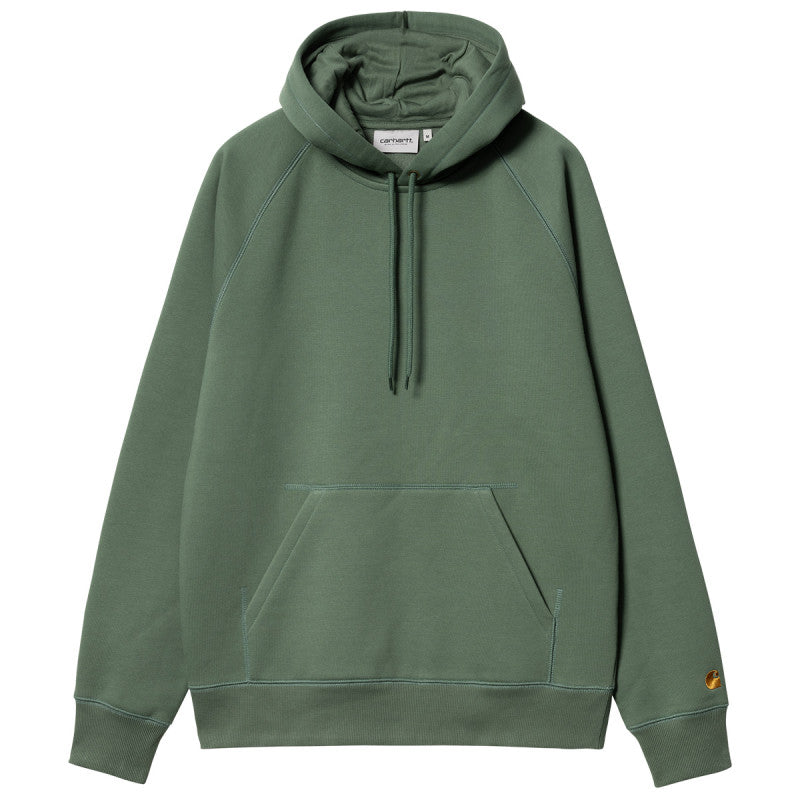 Carhartt WIP Chase Hooded Sweater Duck Green/Gold