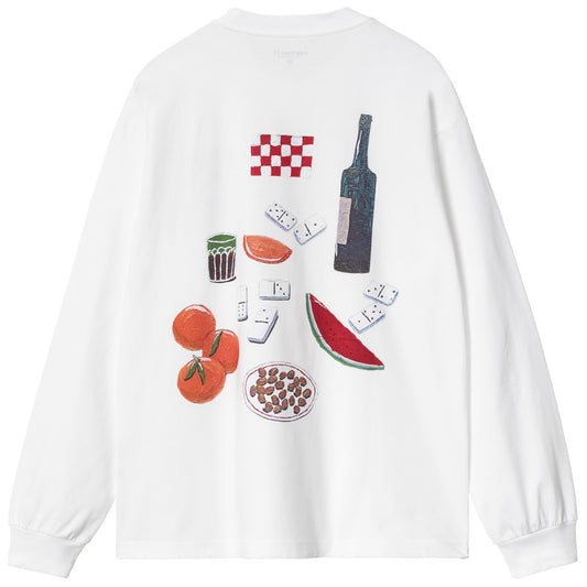 Carhartt WIP Isis Maria Longsleeve T-Shirt White