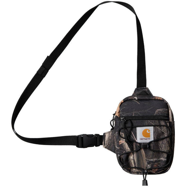 Carhartt WIP Kickflip Shoulder Bag Camo Feather Tree Black