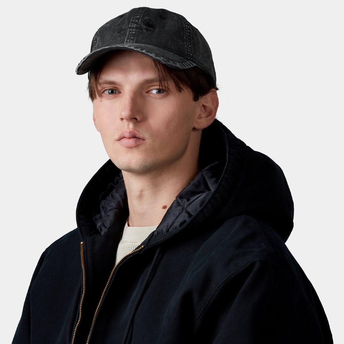 Carhartt WIP Lambert Cap Black Moon Wash