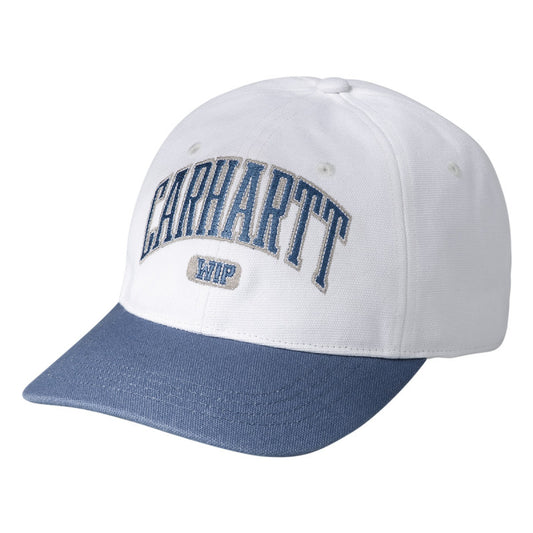 Carhartt WIP Lecture Cap White/Blue Iris