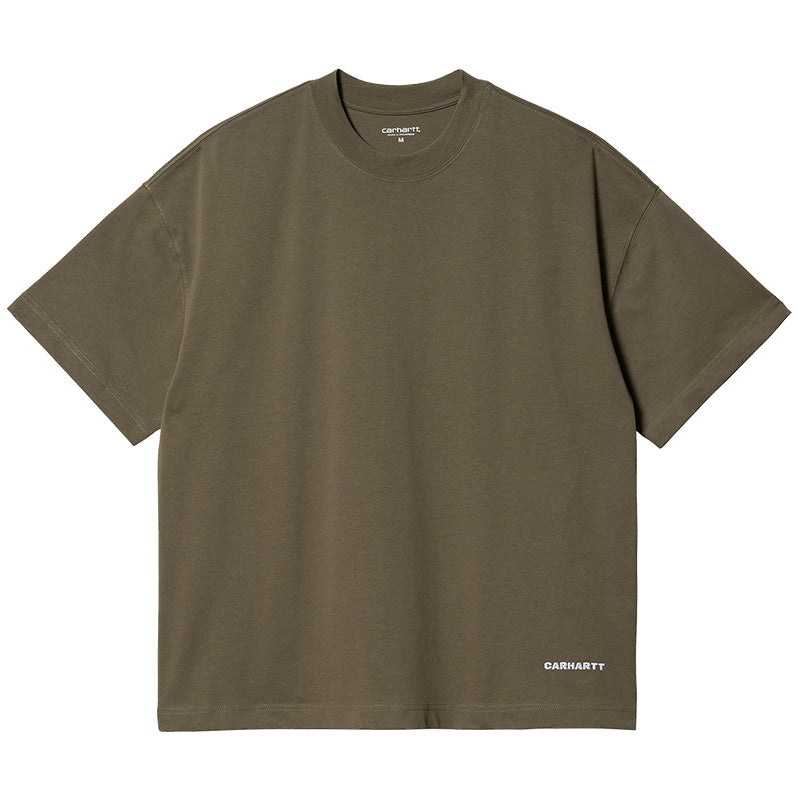 Carhartt WIP Link Script T-Shirt Nettle/White