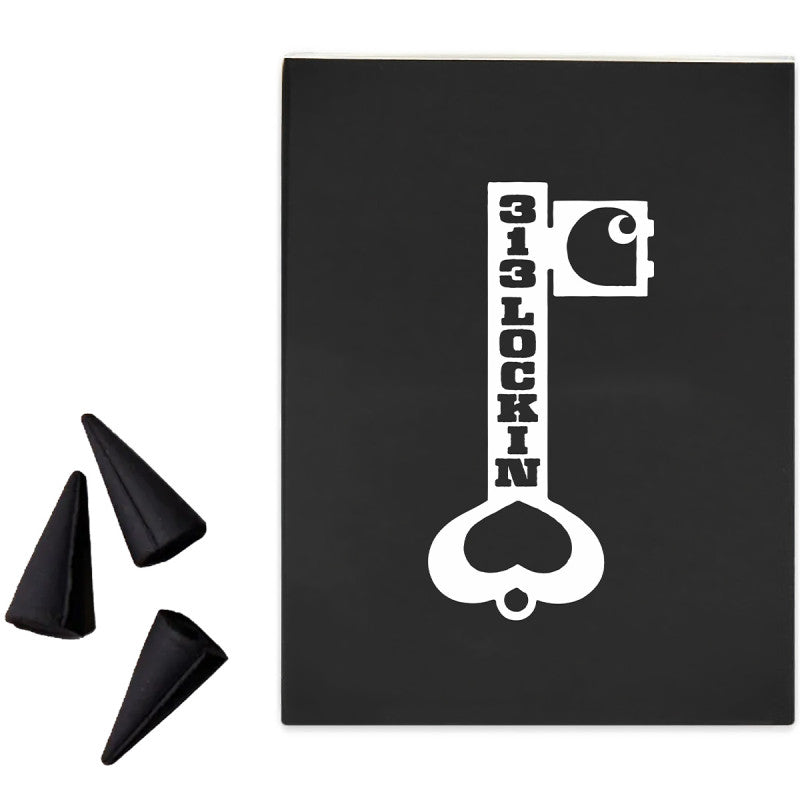 Carhartt WIP Locked Cone Incense White/Black
